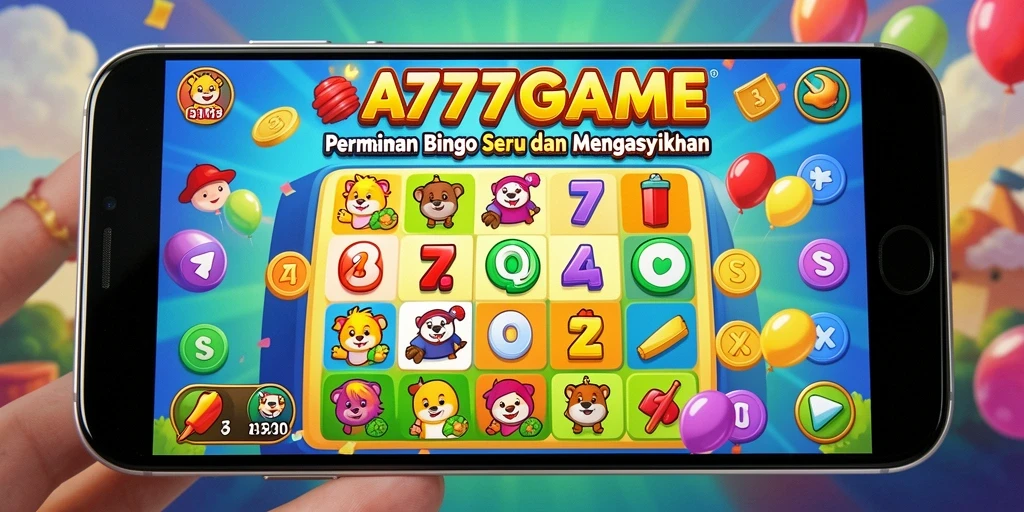 Tampilan gameplay A777GAME yang menampilkan keseruan bermain Bingo.