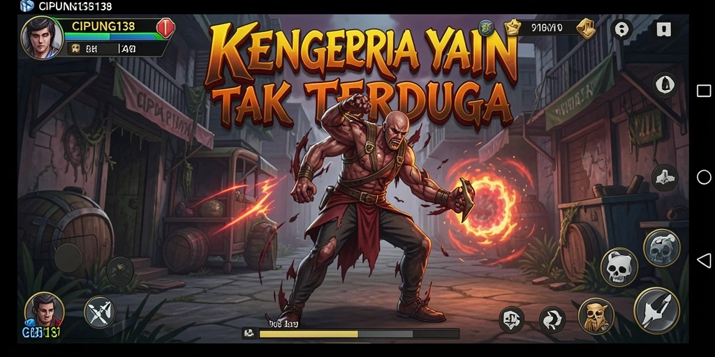 Screenshot gameplay dari CIPUNG138 menampilkan suasana mencekam.