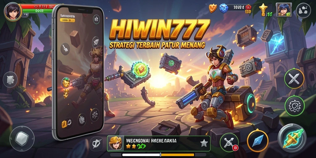 Tampilan gameplay HIWIN777 yang penuh strategi dan pertempuran mendebarkan.