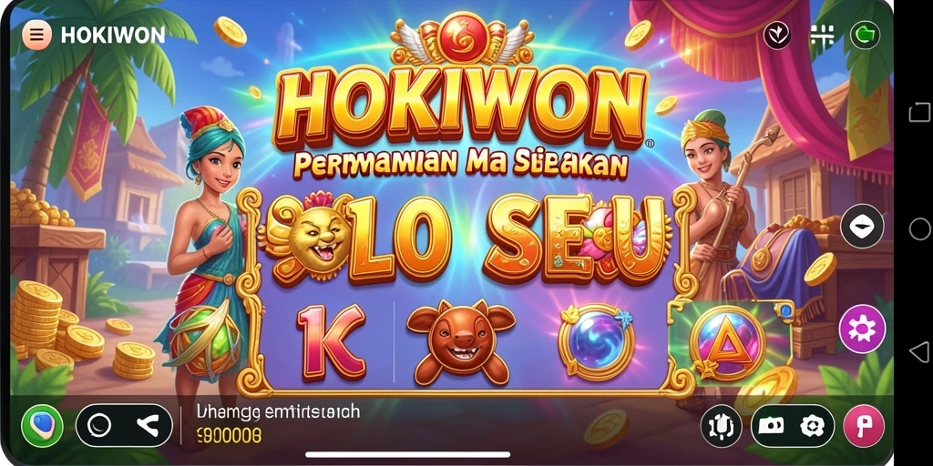 Screenshot utama HOKIWON menampilkan keseruan gameplay Slot yang menarik.