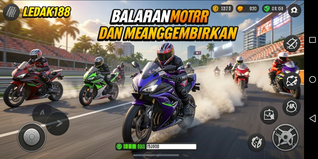 Tangkapan layar dari gameplay seru LEDAK188.