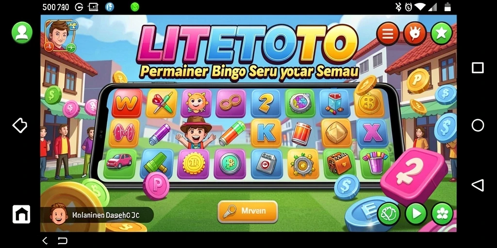 Tangkapan layar LITETOTO menampilkan keseruan permainan Bingo.