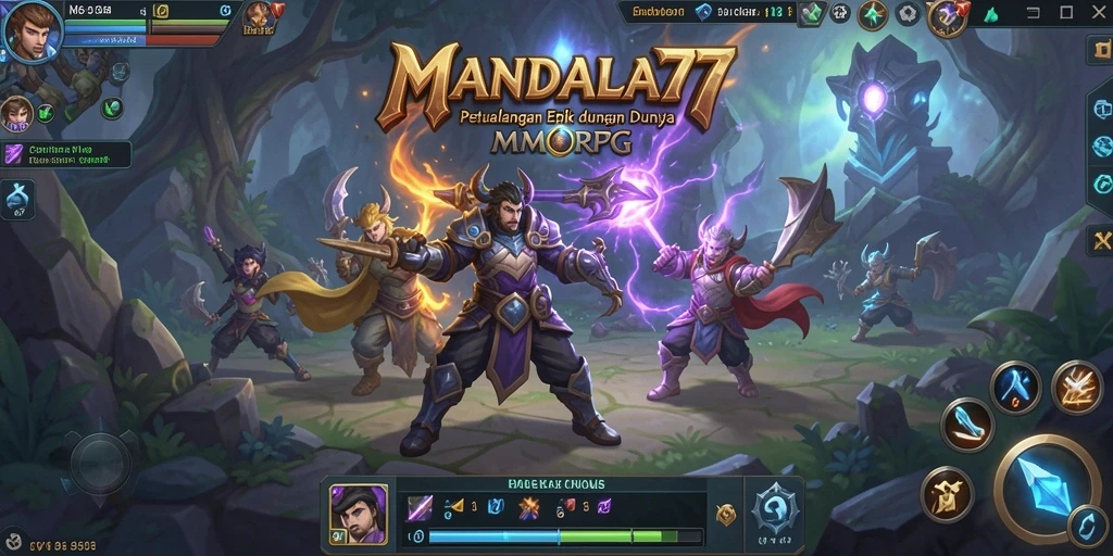 Tampilan menarik dari gameplay <strong>MANDALA77</strong> yang penuh aksi dan petualangan.