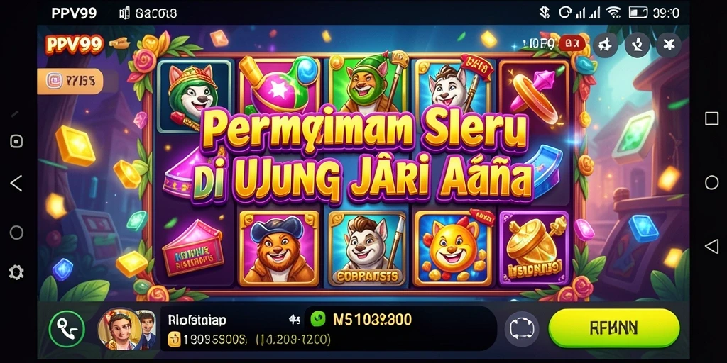 Visual permainan Slot PPV99 yang menakjubkan dan menghibur.