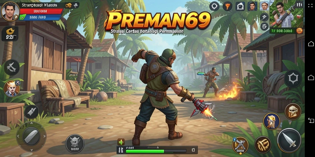 Tangkap momen menegangkan dari strategi dan taktik di gameplay PREMAN69.