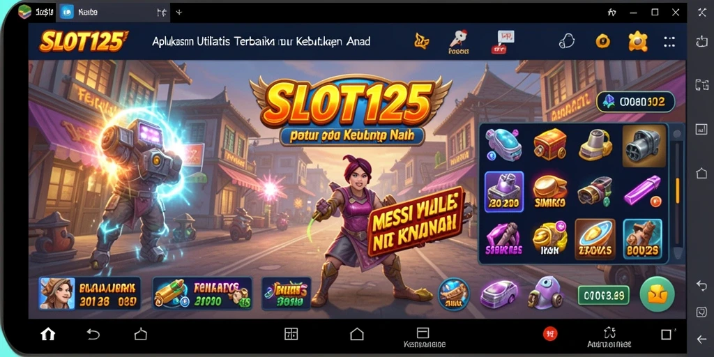 Tampilan antarmuka utama SLOT123 yang memudahkan pengunaan aplikasi.