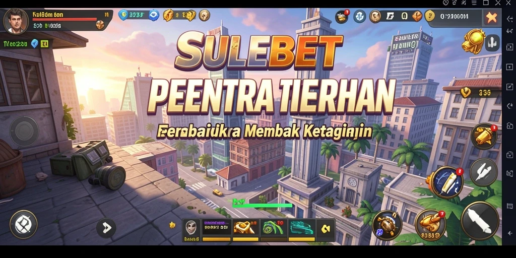 Tampilan aksi mendebarkan dalam game Tower Defense SULEBET.