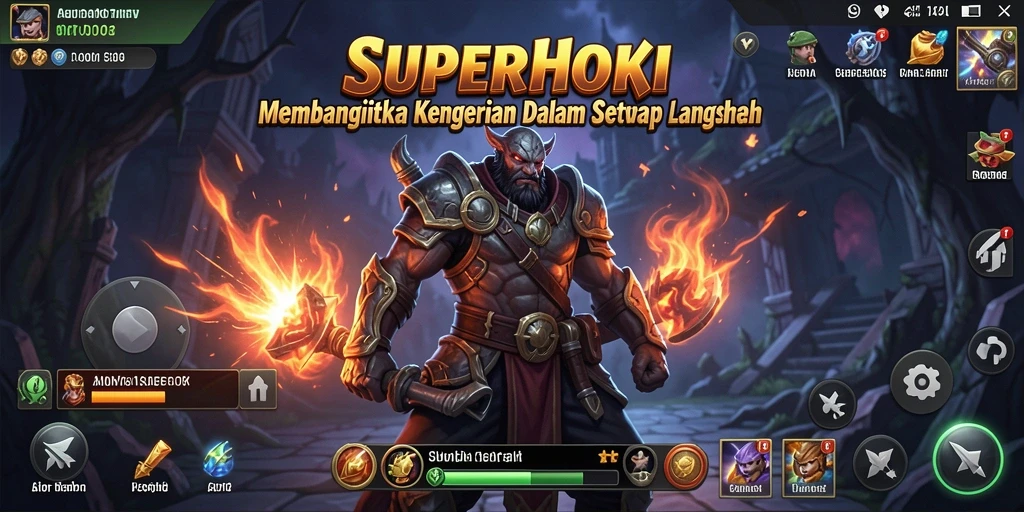Tampilkan gameplay menegangkan dari SUPERHOKI.