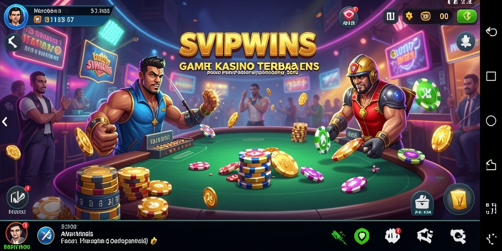 Tampilan gameplay Kasino SVIPWINS yang menarik dan mendebarkan.
