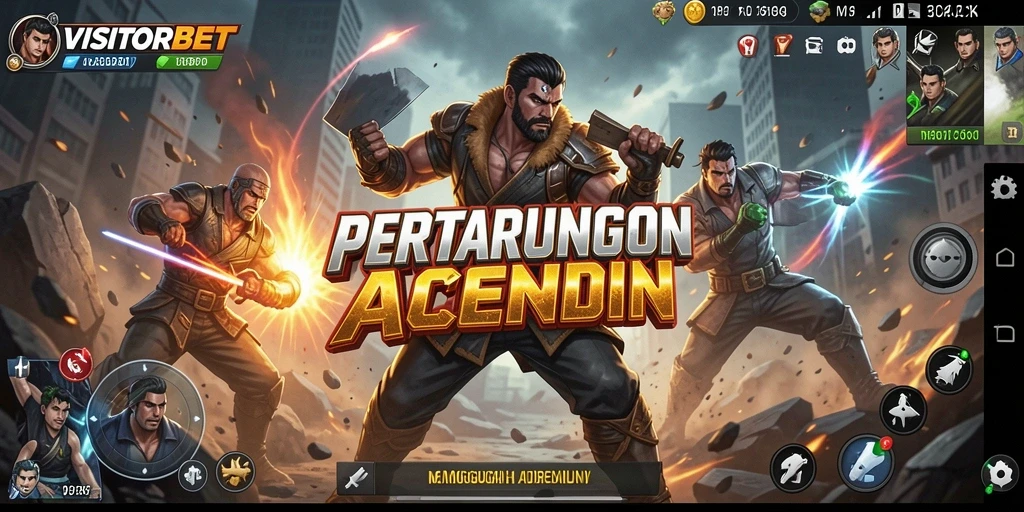 Gameplay VISITORBET yang penuh aksi dan seru.