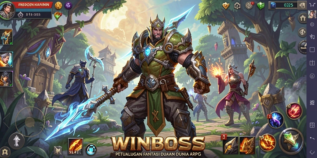 Tangkapan layar gameplay WINBOSS yang menampilkan aksi berdarah dan mendebarkan.
