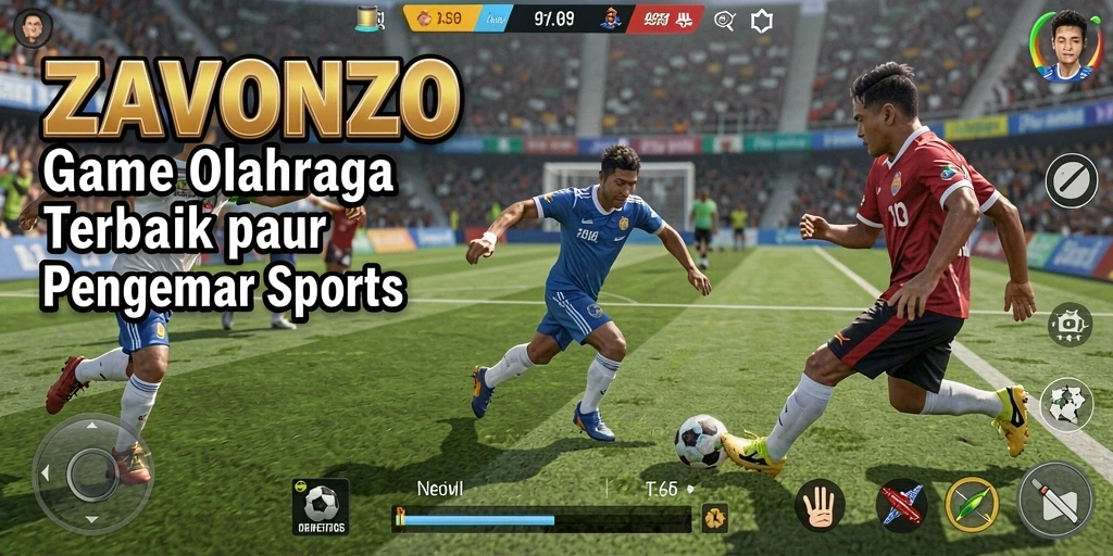Tampilan gameplay menarik di ZAVONZO untuk pengalaman olahraga.