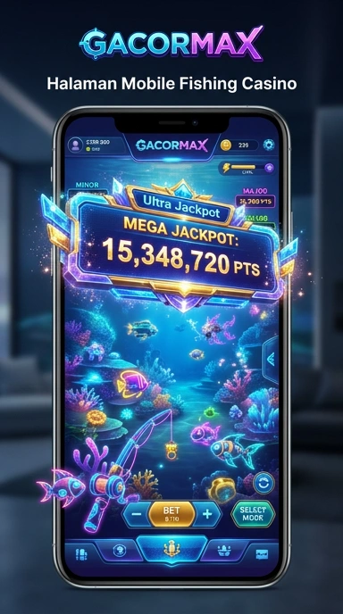 Antarmuka pengguna gacormax yang intuitif dan ramah pengguna.